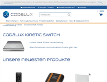 Tablet Screenshot of codalux.com